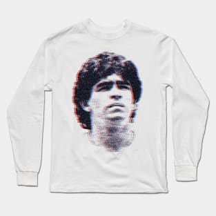 Diego Maradona expressions Long Sleeve T-Shirt